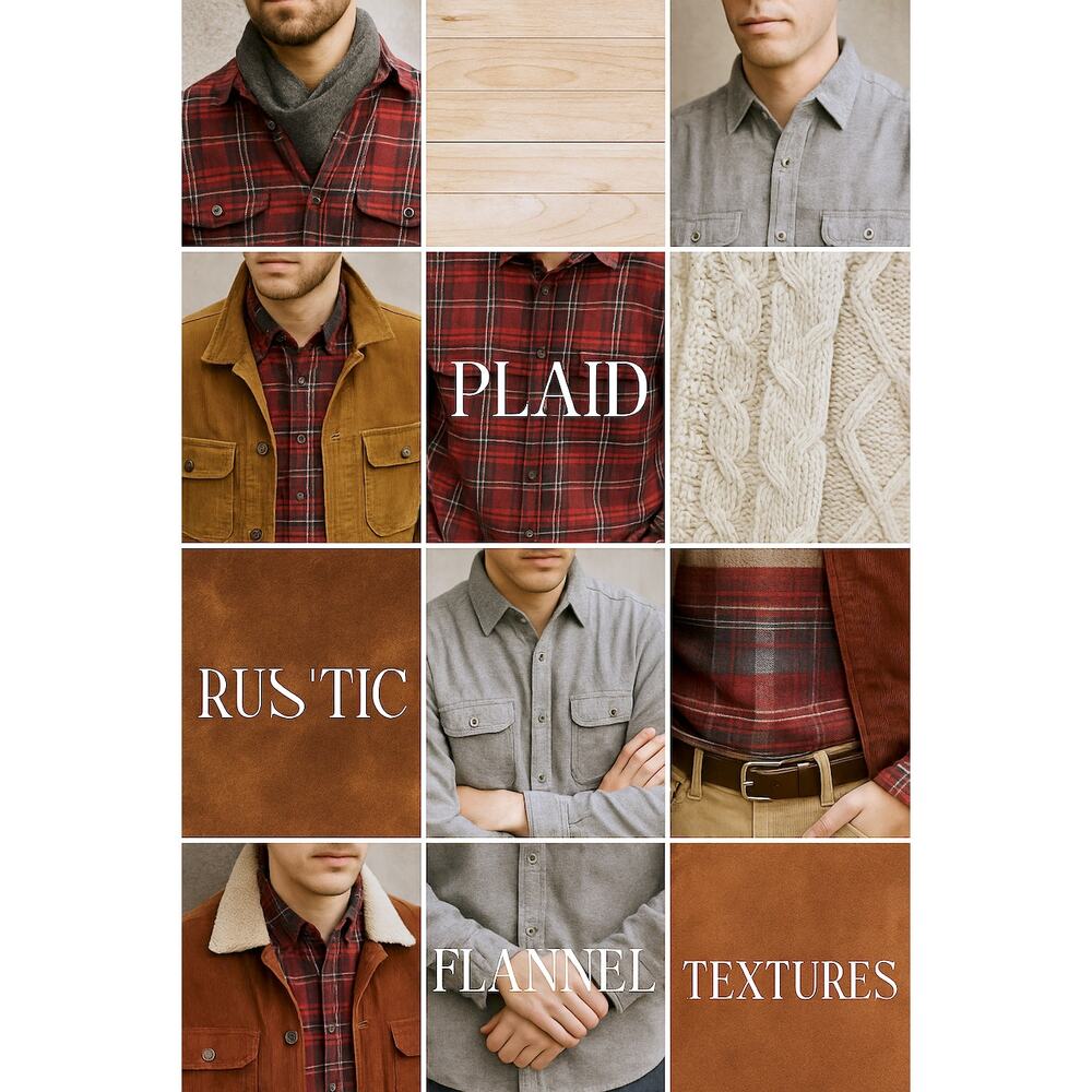 TWO Woolrich Long Sleeve Button Downs 100% Cotton Flannel Men L Shirt Red Gray - Picture 3 of 11